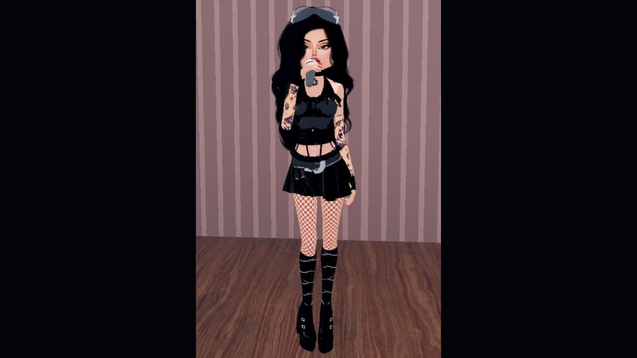 Gothic Valentine - Dark Coquette DTI outfit