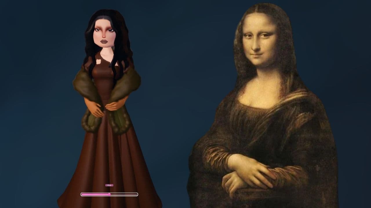 Mona Lisa - Famous Paintings DTI outfit