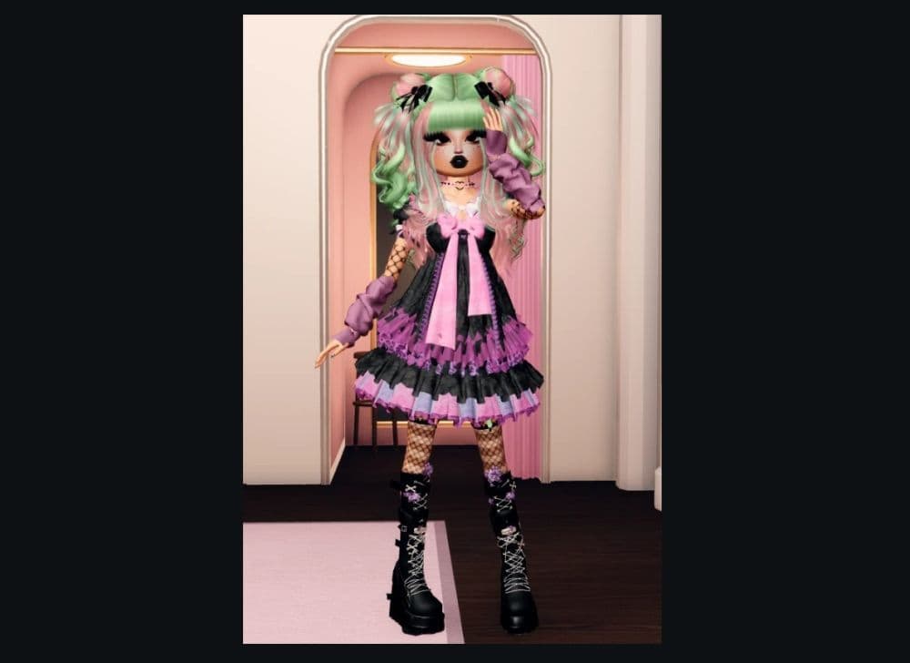 Lavender Storm - Pastel Goth DTI outfit