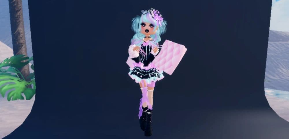 Bubblegum Witch - Pastel Goth DTI outfit